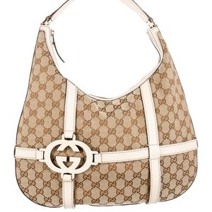 Gucci GG Canvas Royal Hobo - Tan & Cream 👜💕
